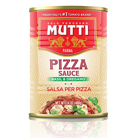 Mutti Pizza Sauce Basil & Oregano Salsa Per Pizza 14 oz (400 g)