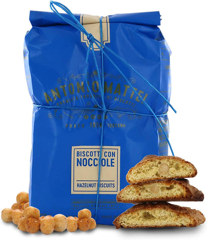 Antonio Mattei Piedmont Hazelnut Cookies, Cantucci Biscuits  8.8 oz (250gr)