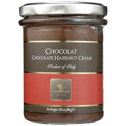 Vincente, Sicilian Chocolate Hazelnut Cream 7.05 oz (200 g)