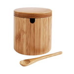 Helen's Asian Kitchen Salt Box with Lid and Spoon 7oz