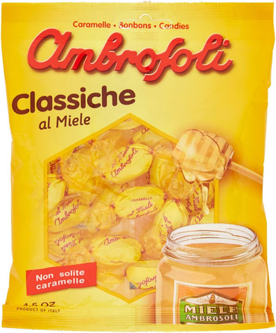 Ambrosoli Caramelle Classiche Al Miele Honey Candy 4.76 (135 g)