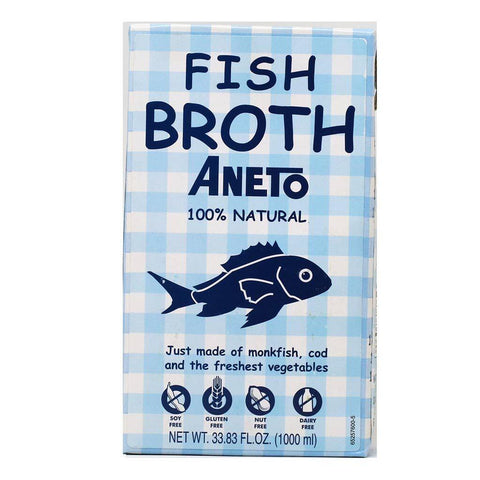 Aneto, Fish Broth 33.83 fl oz (1 lt)