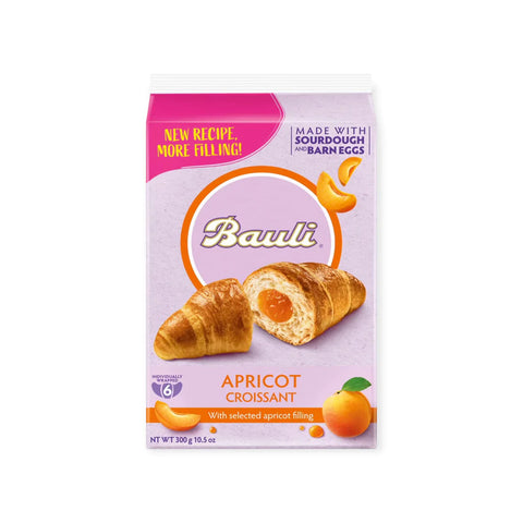 Bauli, Apricot Croissants with Selected Apricot Filling 10.5 oz (300 g)