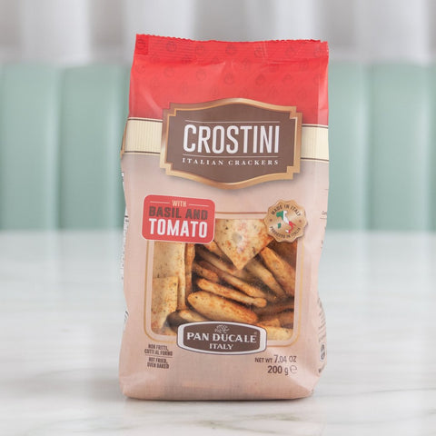Pan Ducale, Basil and Tomato Crostini Crackers 7.04 oz (210 g)