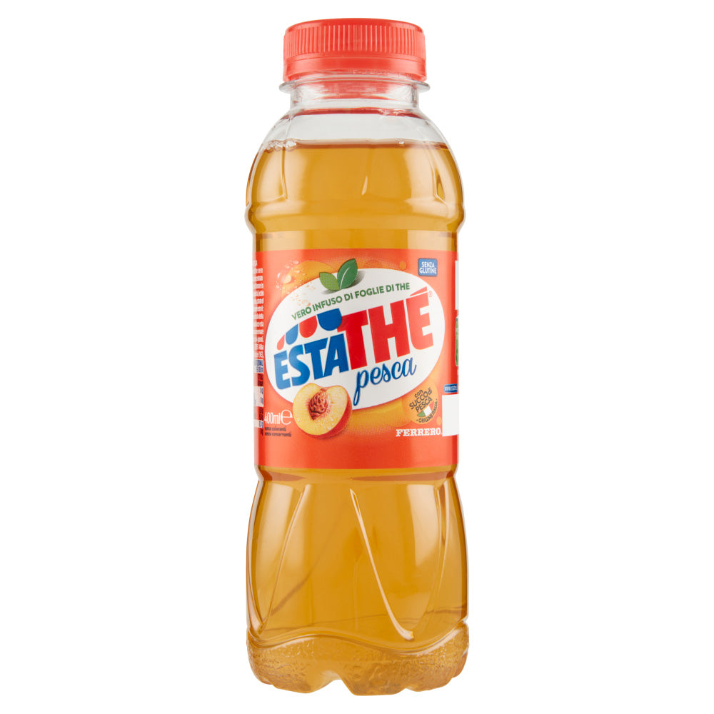 Esthate Tea Estathé The alla Pesca Peach Iced Tea 13.53 fl oz (400 ml) – Tavola ...