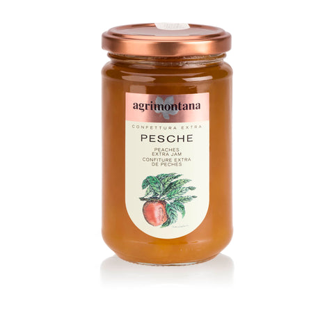 Agrimontana, Pesche Peach Extra Jam 12.3 oz (350 g)