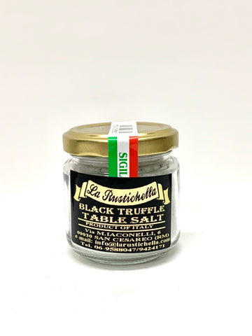 Rustichella 3.9oz "Black Truffle" Table Salt - Tavola 35 Bodega Online