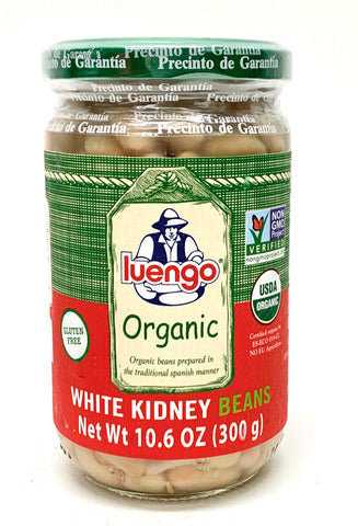 Luengo Organic “ white Kidney Beans “ 10.6 oz - Tavola 35 Bodega Online