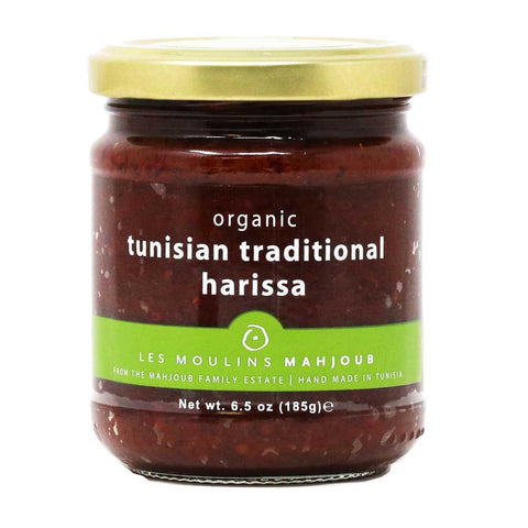 Les Moulins Mahjoub Organic Tunisian Traditional Harissa 6.5 oz (185 g)