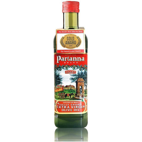 Partanna Sicily Grown Extra Virgin Olive Oil 26.5 fl oz (0.75 lt)