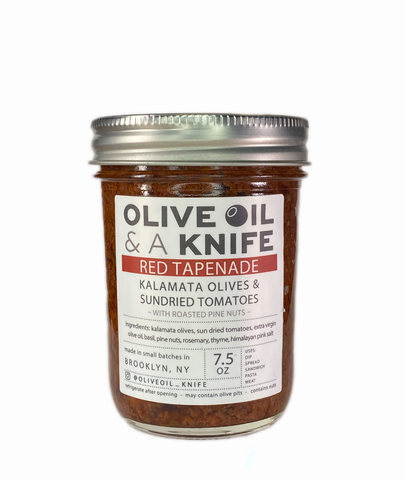 Olive Oil & A Knife Red Tapenade Kalamata Olives & Sundried Tomatoes 7.5 oz (213 g)