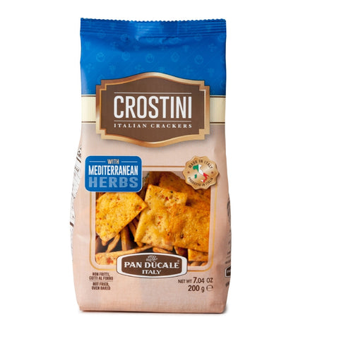 Pan Ducale, Mediterranean Herbs Crostini Crackers 7.04 oz (210 g)
