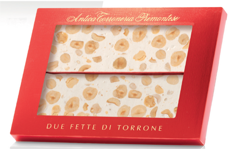 Antica Torroneria Due Fette di Torrone Hard Cruchy Nougat with Hazelnuts 2.12 oz (60 g)