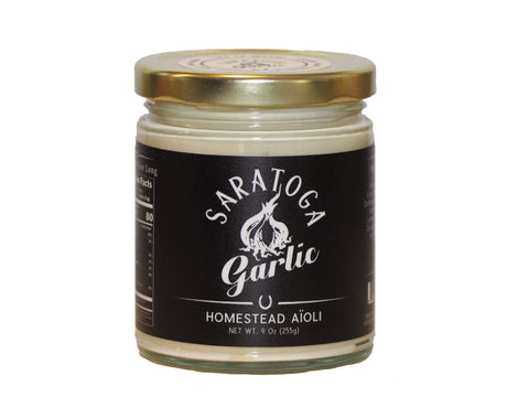 Saratoga Garlic Homestead Aioli 9 oz (255 g)