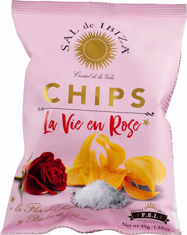 Sal de Ibiza Pink Potato Chips La Vie En Rose a la Flor de Sal 1.59 oz (45 g)