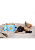 Sal de Ibiza Mar Blau Sea Salt with Organic Black Garlic Ceramic Pot 4.94 oz (140 g)