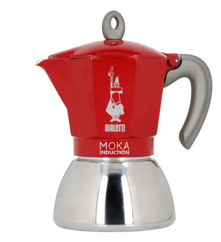 Bialetti Moka Induction Rossa Espresso Maker 4 cups