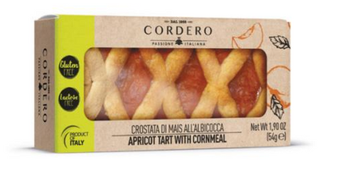 Cordero Gluten Free Mini Tart with Apricot Jam 1.9oz (54g)