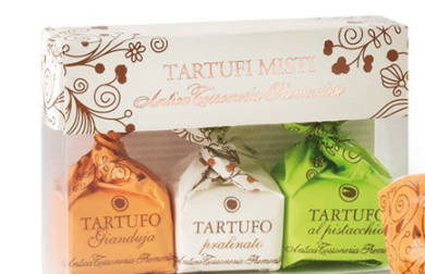 Antica Torroneria Tartufi Misti Mini Mixed Truffles Box 1.48 oz (42 g)