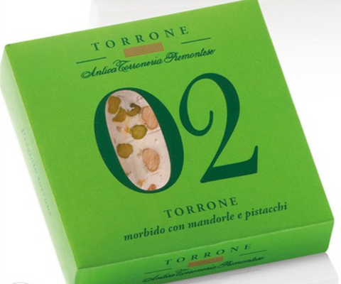 Antica Torroneria Torrone Soft Nougat 02 with Almonds and Pistachios 2.82 oz (80 g)