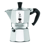 Bialetti Moka Stovetop Espresso Coffe Maker Pot 6 cups 9.1 fl oz* (270 ml*)