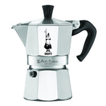 Bialetti Moka Stovetop Espresso Coffe Maker Pot 4 cups 6.4 fl oz* (190 ml*)