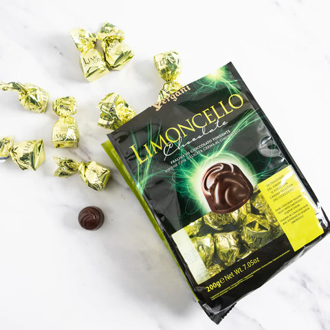 Vergani Limoncello Chocolate Praline di Cioccolato Ripiene con Limoncello 7.05 oz (200 g)
