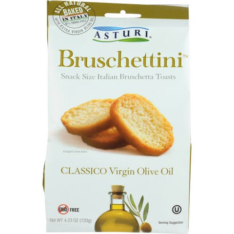 Asturi, Bruschettini Classico Virgin Olive Oil 4.23 oz (120 g)