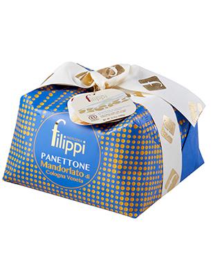 Filippi Panettone Al Mandorlato Di Cologna Veneta Almond Nougat 1.1 lb (500 g)