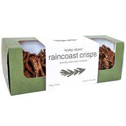 Lesley Stowe, Raincoast Crisps Rosemary Raisin Pecan Crackers 5.3 oz (150 g)