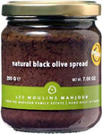 Les Moulins Mahjoub, Organic Natural Black Olive spread  7.0 oz (200g)