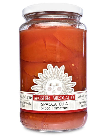 Masseria Mirogallo, Spaccatelle (Sliced Tomatoes) 19.05 oz (540 g)