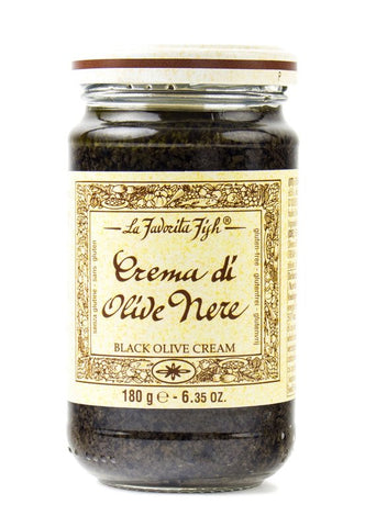 La Favorita, Crema di Olive Nere Black Olive Cream 6.35 oz (180 g)
