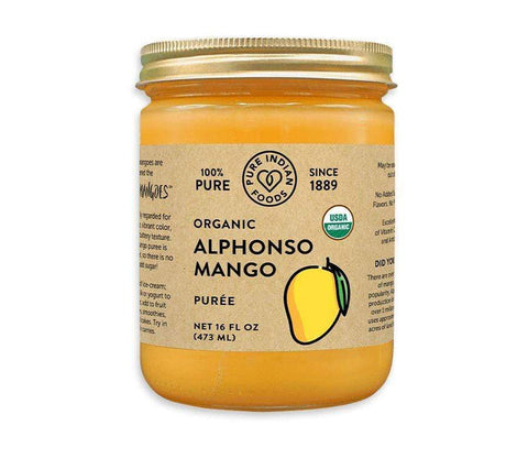 Alphonso Mango Puree Organic 16 fl oz (473 ml)