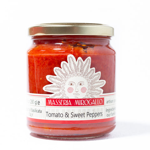Masseria Mirogallo, Tomato and Sweet Peppers Sauce 9.88 oz (280 g)