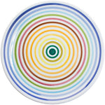Frantoio Muraglia Hand Painted Rainbow  Ceramic Plate 20 cm