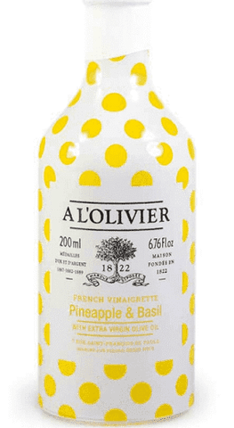 A L'Olivier French Vinagrette Pineapple & Basil 6.76 fl oz (200 ml)