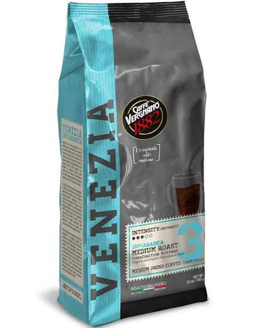 Caffe Vergnano, Venezia  Medium  Roast Coffee 12 oz (340gr)
