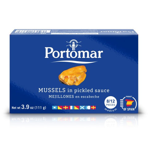 Portomar, Mussels in Pickled Sauce 3.9 oz (111 g)