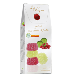 Le Preziose, Green Apple and Cranberry Mix Jellies 7.05 oz (200 g)